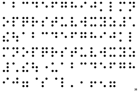 Шрифт Braille Extended